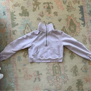 Scuba oversized funnel neck half zip